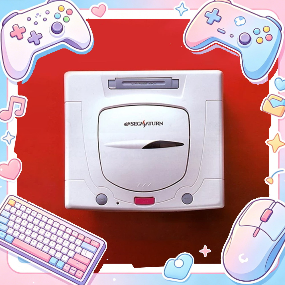 Gaming Console Buttons - เครื่องเล่นเกม Saturn SS Nostalgic พร้อมเกมครบชุด จัดส่งทันที